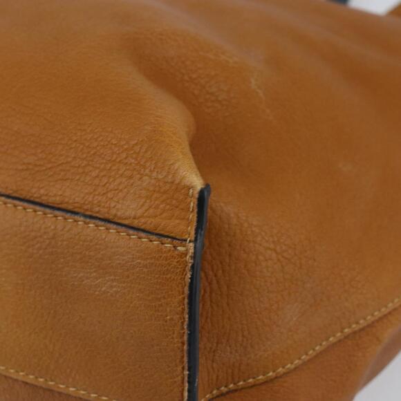 Chloe Kelly Tote Bag Leather Brown Gold Auth BA9368 - Picture 9 of 16